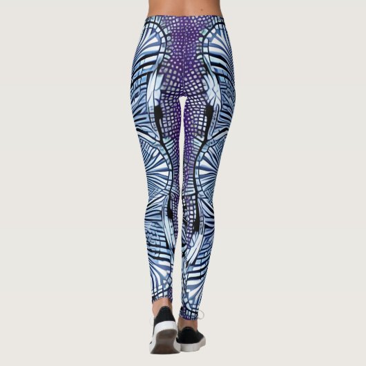 Schöne Leggings der Abstrakten Kunst (Rückseite)
