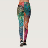 Schöne Leggings der Abstrakten Kunst (Rückseite)