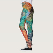 Schöne Leggings der Abstrakten Kunst (Links)