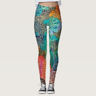 Schöne Leggings der Abstrakten Kunst