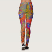 Schöne Leggings der Abstrakten Kunst (Rückseite)
