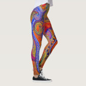 Schöne Leggings der Abstrakten Kunst (Rechts)