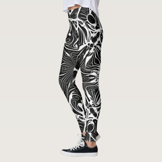 Schöne Leggings der Abstrakten Kunst (Links)