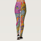 Schöne Leggings der Abstrakten Kunst (Rückseite)