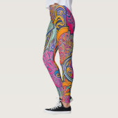 Schöne Leggings der Abstrakten Kunst (Links)