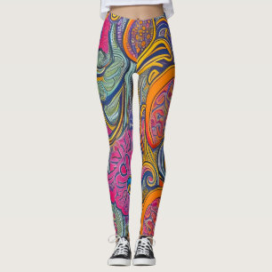 Schöne Leggings der Abstrakten Kunst