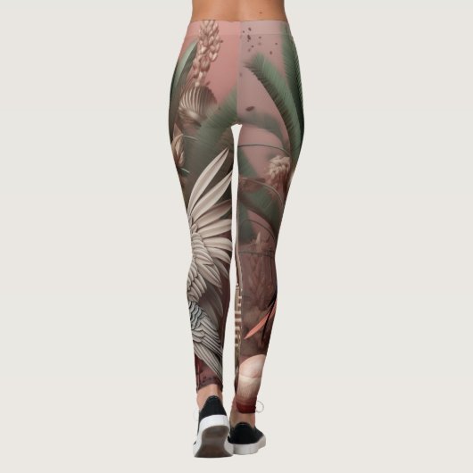 Schöne Leggings der Abstrakten Kunst (Rückseite)