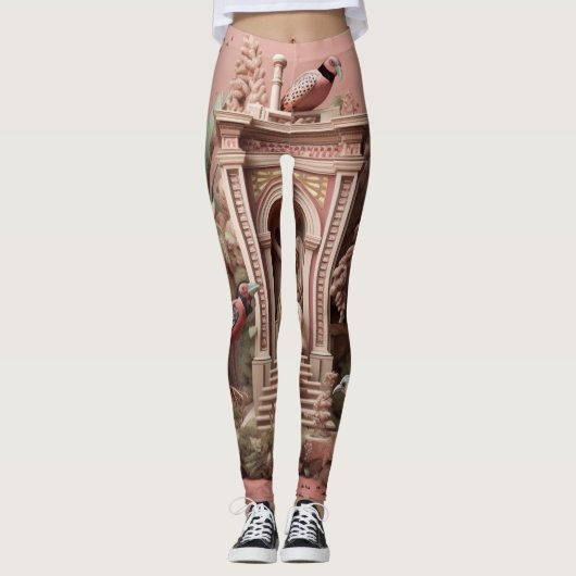 Schöne Leggings der Abstrakten Kunst (Vorderseite)