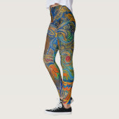Schöne Leggings der Abstrakten Kunst (Links)
