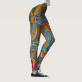 Schöne Leggings der Abstrakten Kunst (Rechts)