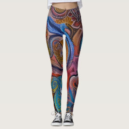 Schöne Leggings der Abstrakten Kunst