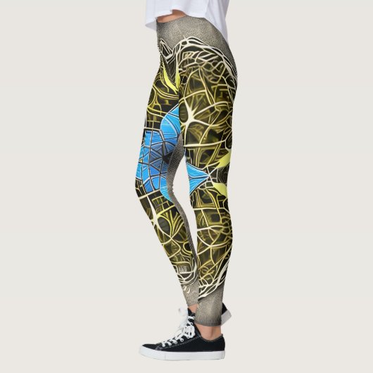Schöne Leggings der Abstrakten Kunst (Links)