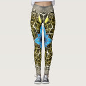 Schöne Leggings der Abstrakten Kunst (Vorderseite)