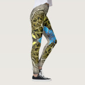 Schöne Leggings der Abstrakten Kunst (Rechts)