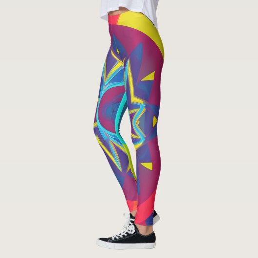 Schöne Leggings der Abstrakten Kunst (Links)