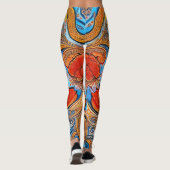 Schöne Leggings der Abstrakten Kunst (Rückseite)