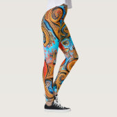 Schöne Leggings der Abstrakten Kunst (Rechts)