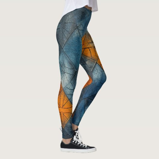 Schöne Leggings der Abstrakten Kunst (Rechts)