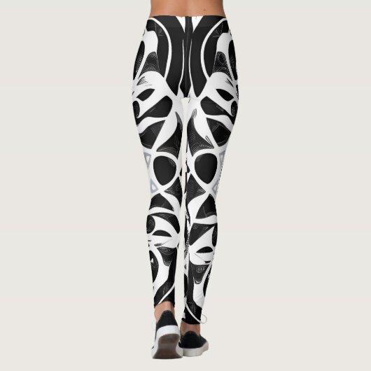 Schöne Leggings der Abstrakten Kunst (Rückseite)
