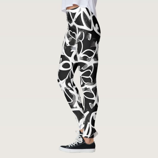 Schöne Leggings der Abstrakten Kunst (Links)
