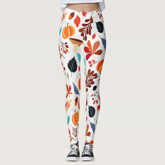 Schöne Leggings im Herbst (Vorderseite)