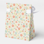 Schöne leichte Frühlingsblumen-Biege Geschenkschachtel (Rückseite)