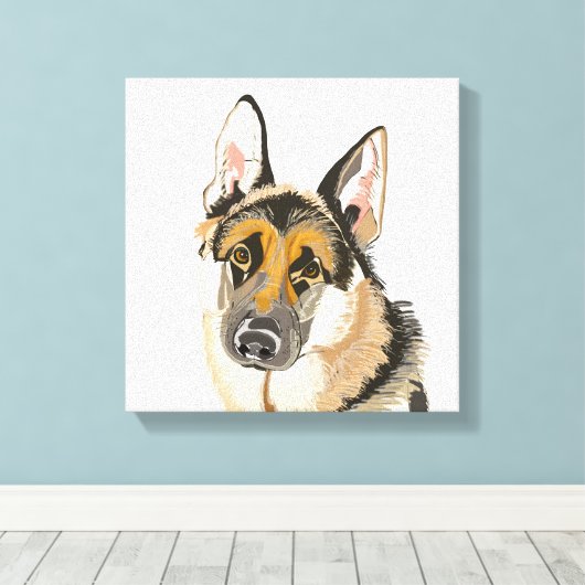 Schöne Leinwand (Insitu (Holzboden))