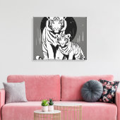 Schöne Leinwand (Insitu (Wohnzimmer))