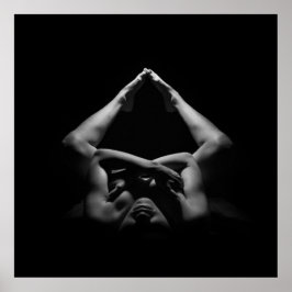 Schöne Leinwand für lebende Frau Poster