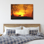 Schöne Leinwand für Pferde und Sonnenaufgänge (Insitu (Schlafzimmer))