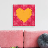 Schöne Leinwand im Herzen (Insitu (Wohnzimmer))