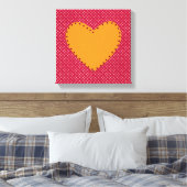 Schöne Leinwand im Herzen (Insitu (Schlafzimmer))