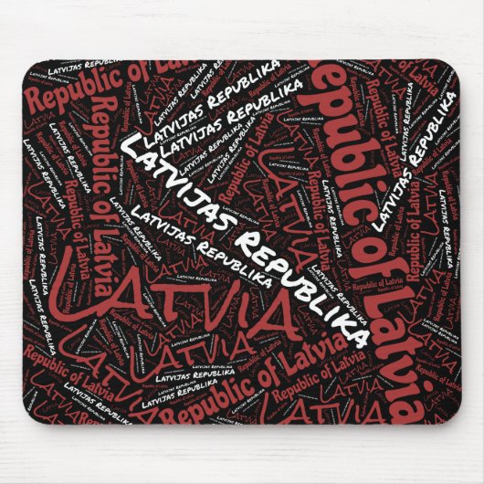 Schöne lettische Flaggenfarben Patriotic Mousepad (Vorne)