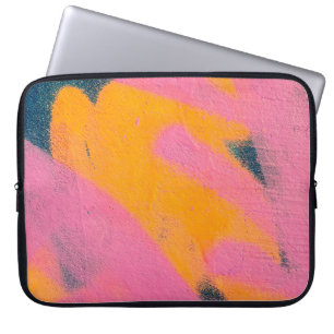 Schöne leuchtend bunt Street Art Graffiti zurück Laptopschutzhülle