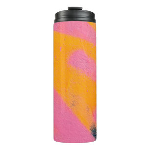 Schöne leuchtend bunt Street Art Graffiti zurück Thermosbecher