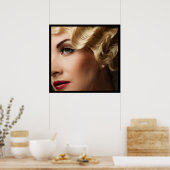 Schöne Leute Retro Fotografie Art Serie Poster (Küche)