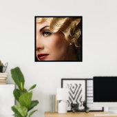 Schöne Leute Retro Fotografie Art Serie Poster (Heimbüro)