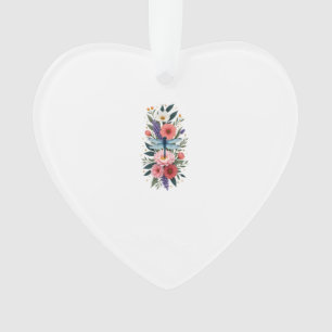 Schöne Libellen-Wasserfarben-Kunst Insektenliebhab Ornament