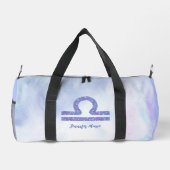 Schöne Libra Astrologie Signieren Personalisiert L Duffle Bag (Rückseite)