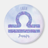 Schöne Libra Astrologie Signieren Personalisiert L Magnet (Vorne)