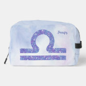 Schöne Libra Astrologie Signieren Personalisiert L Waschbeutel (Rückseite)