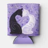 Schöne Liebe Cooler mit Cat Couple Dosenkühler (Vorderseite)