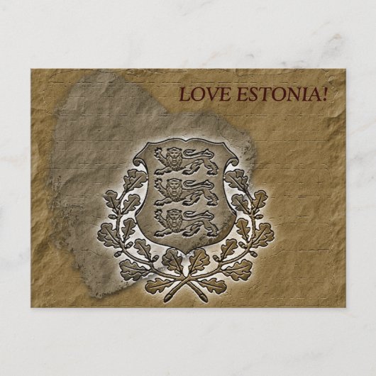 Schöne Liebe Estland Postcard! Postkarte (Vorderseite)