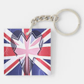 Schöne Liebe Herbst Phantastisches Design Design Schlüsselanhänger (Rückseite)