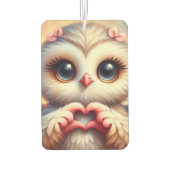 Schöne Liebe Herz Owl Autolufterfrischer (Rückseite)