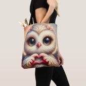 Schöne Liebe Herz Owl Tasche (Von Nahem)