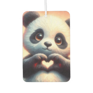 Schöne Liebe Herz Panda Autolufterfrischer