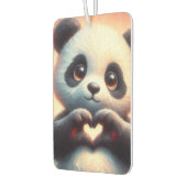 Schöne Liebe Herz Panda Autolufterfrischer (Links)