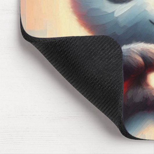 Schöne Liebe Herz Panda Mousepad (Ecke)