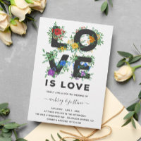 Schöne Liebe mit Blumen ist Liebe Gay Wedding